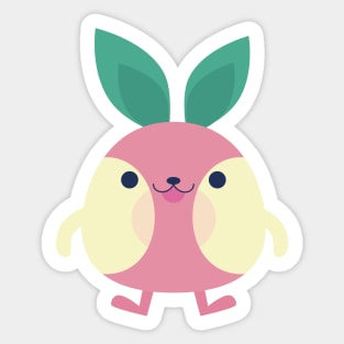 Apple bunny Sticker